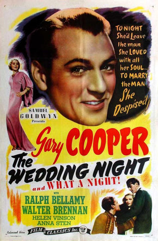 The Wedding Night (1935) - Gary Cooper  Colorized Version