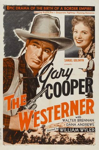The Westerner (1940) - Gary Cooper  Colorized Version
