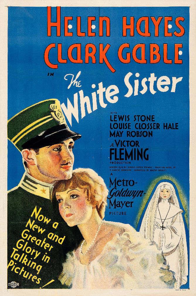 The White Sister (1933) - Clark Gable  Colorized Version