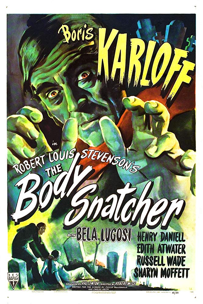 The Body Snatcher (1945) - Bela Lugosi  DVD  Colorized Version