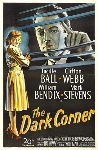 The Dark Corner (1946) - Lucille Ball  Colorized Version DVD