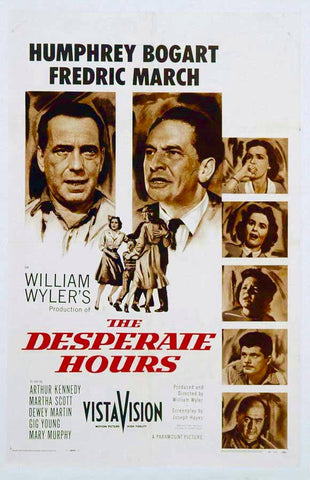 The Desperate Hours (1955) - Humphrey Bogart  Colorized Version  DVD