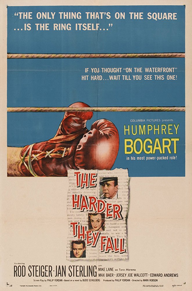 The Harder They Fall (1956) - Humphrey Bogart   Colorized Version