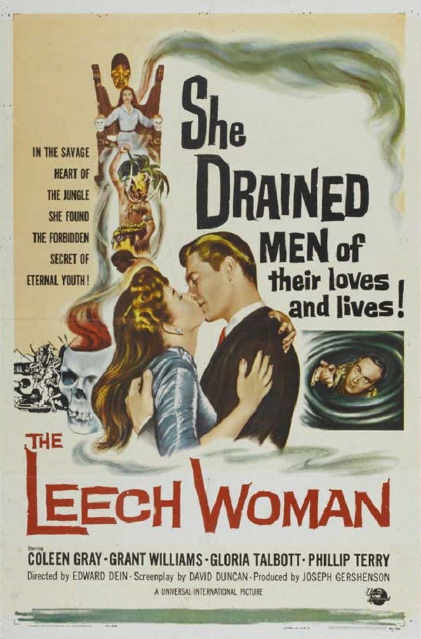 The Leech Woman (1960) - Coleen Gray    Colorized Version