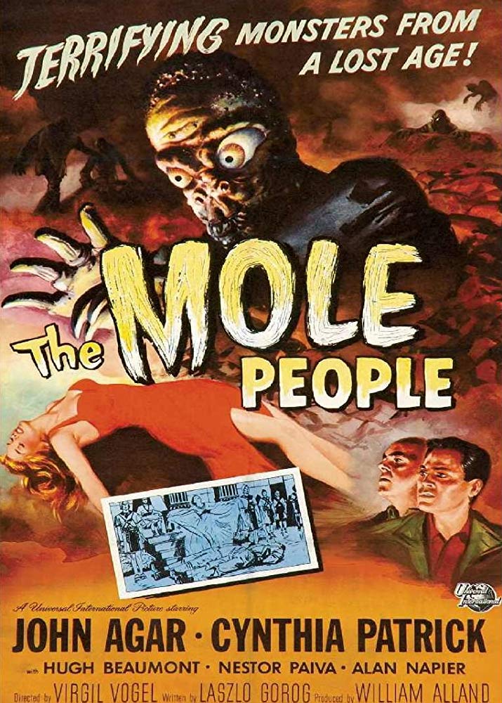 The Mole People (1956) - John Agar  Colorized Version