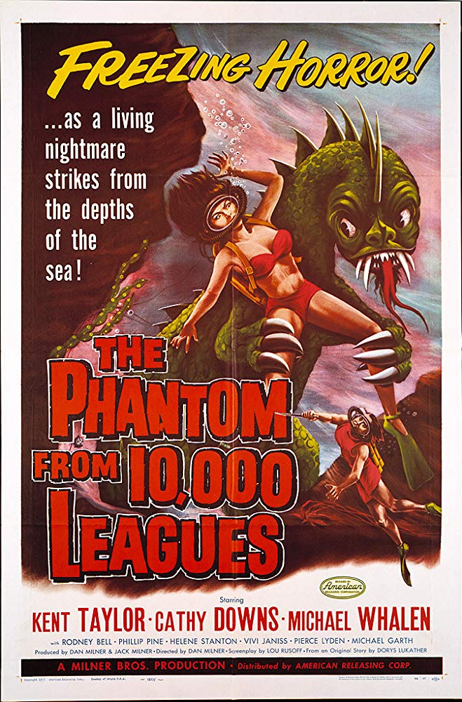 The Phantom From 10000 Leagues (1955) - Kent Taylor Colorized Version  DVD