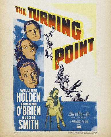 The Turning Point (1952) - William Holden  Colorized Version  DVD