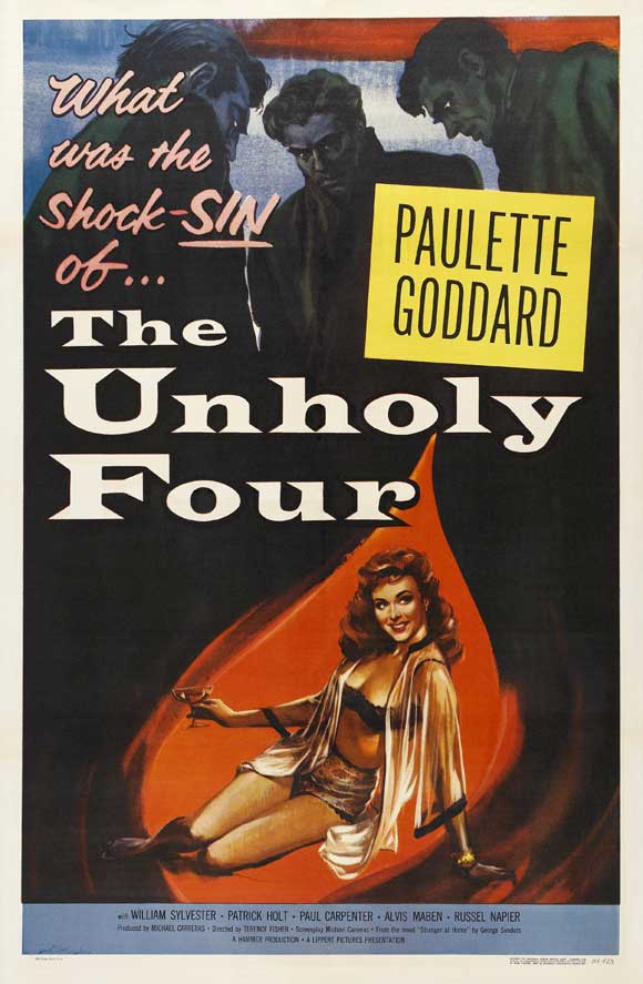 The Unholy Four (1954) - Paulette Goddard  DVD  Colorized Version