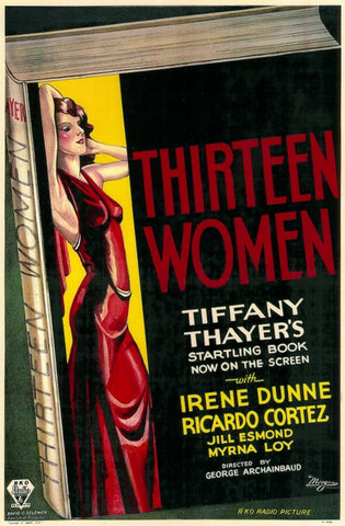 Thirteen Women (1932) - Irene Dunne  Colorized Version DVD
