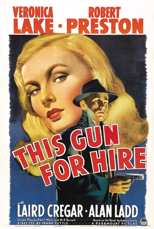 This Gun For Hire (1942) - Alan Ladd    Colorized Version