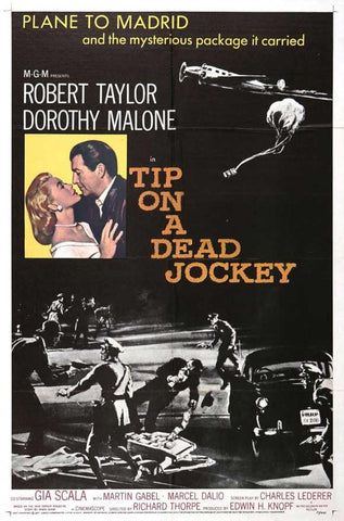 Tip On A Dead Jockey (1957) - Robert Taylor  Colorized Version