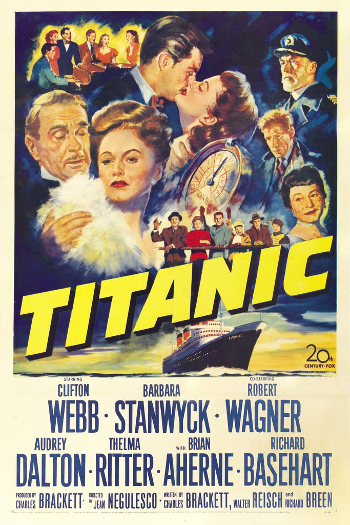 Titanic (1953) - Barbara Stanwyck   Colorized Version