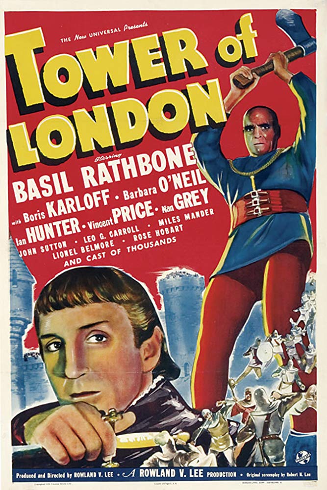 Tower Of London (1939) - Basil Rathbone  Colorized Version  DVD