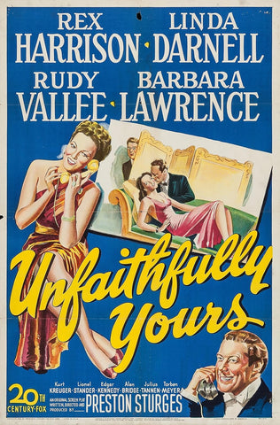 Unfaithfully Yours (1948) - Rex Harrison  Colorized Version