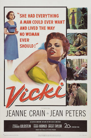 Vicki (1953) - Jeanne Crain  Colorized Version