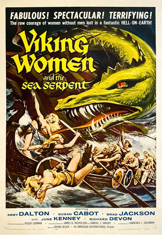 Viking Women And The Sea Serpent (1957) - Abby Dalton  Colorized Version
