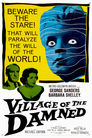 Village Of The Damned (1960) - George Sanders   Colorized Version