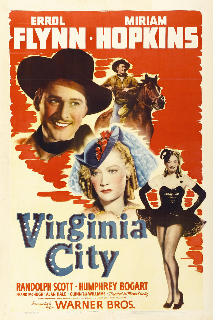 Virginia City (1940) - Errol Flynn  Colorized Version