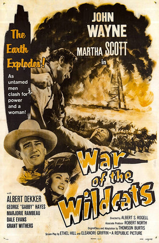 War Of The Wildcats (1943) - John Wayne   Colorized Version