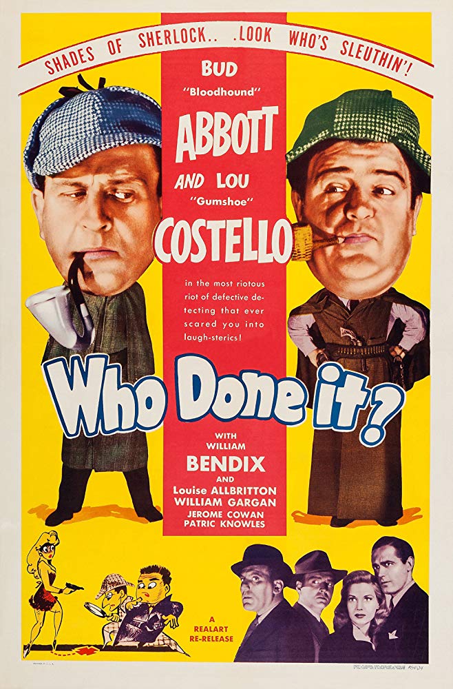 Who Done it ? (1942) - Abbott & Costello  Colorized Version  DVD