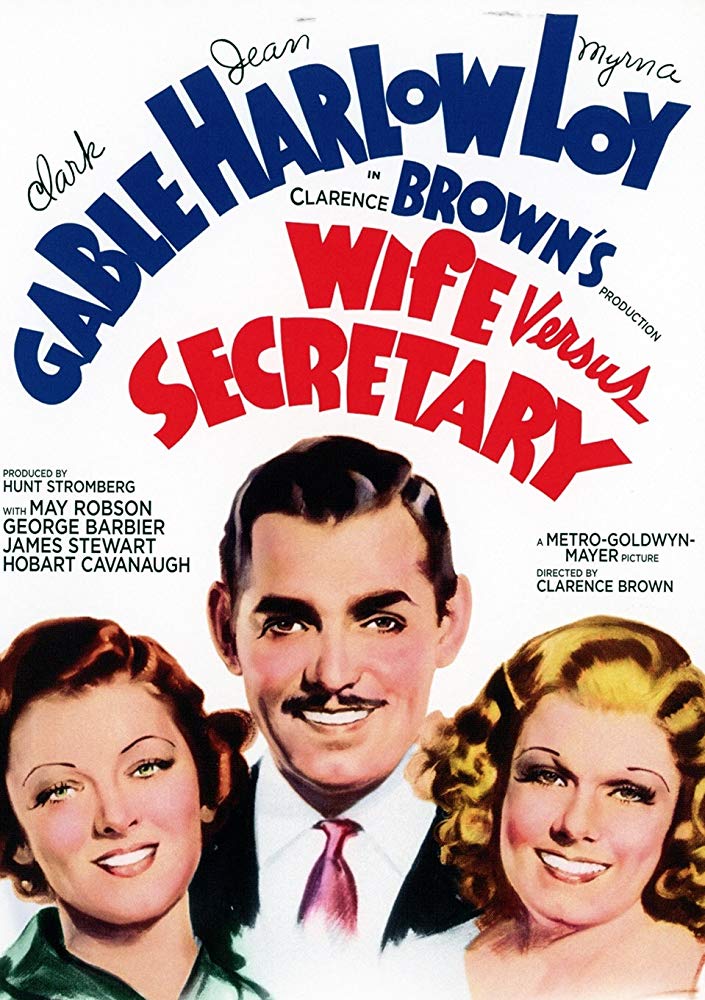 Wife Vs. Secretary (1936) - Clark Gable    Colorized Version