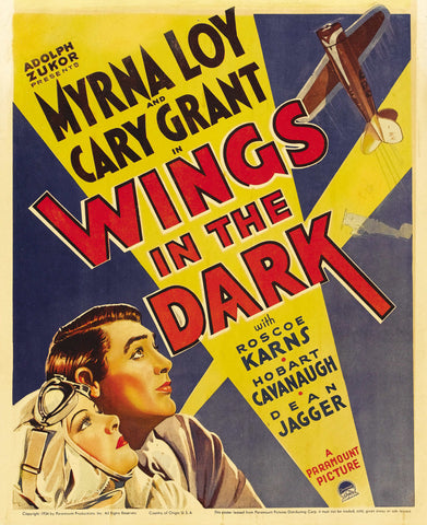 Wings In The Dark (1935) - Cary Grant  Colorized Version