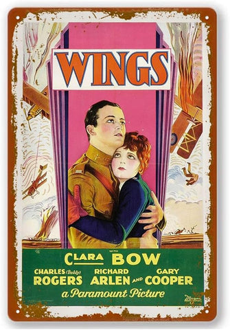 Wings (1927) - Gary Cooper  Colorized Version  DVD