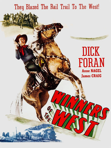 Winners Of The West (1940) - Dick Foran Serial  Colorized Version  2 DVD Set