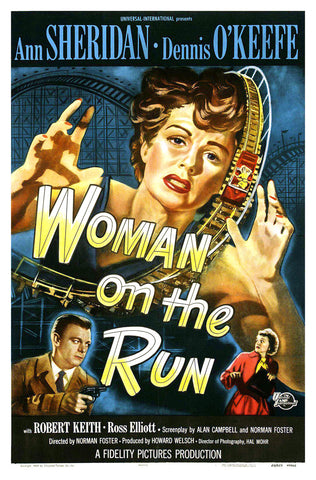 Woman On The Run (1950) - Ann Sheridan DVD  Colorized Version