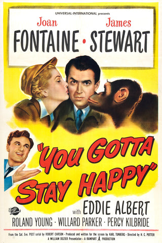 You Gotta Stay Happy (1948) - James Stewart  Colorized Version  DVD