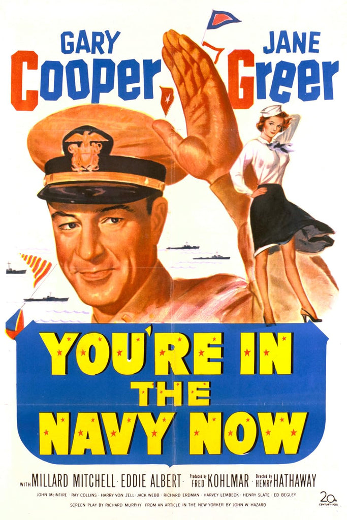 You're In The Navy Now (1951) - Gary Cooper  Colorized Version