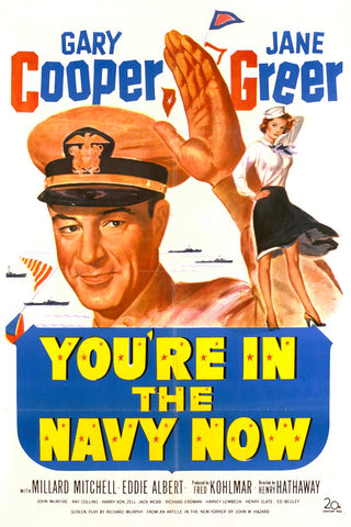 You're In The Navy Now (1951) - Gary Cooper  Colorized Version