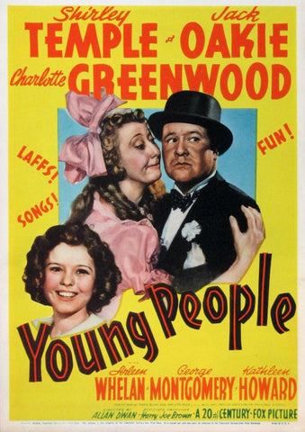 Young People (1940) - Shirley Temple  Colorized Version