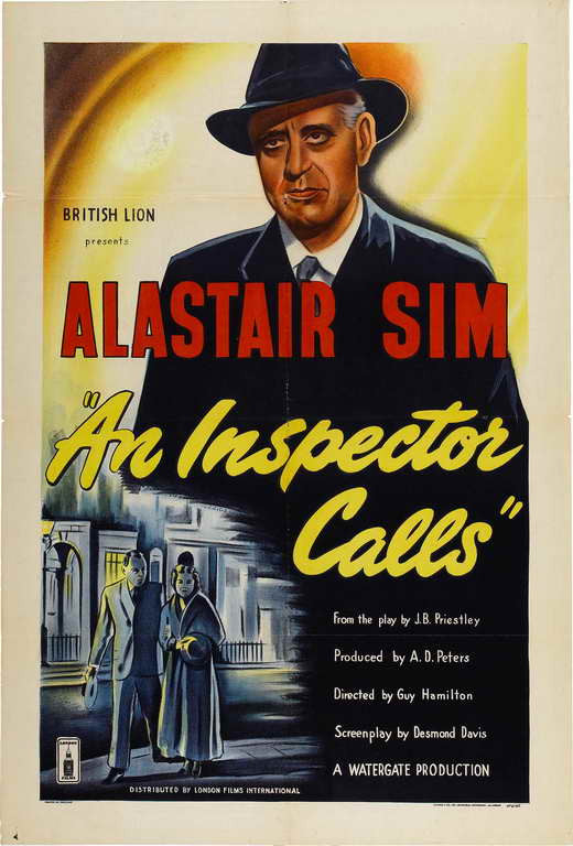 An Inspector Calls (1954) - Alastair Sim    Colorized Version