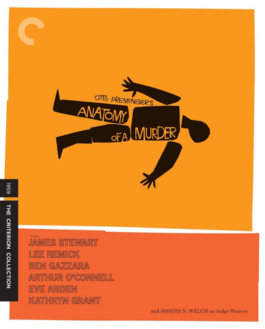 Anatomy Of A Murder (1959) - James Stewart  Criterion Blu-ray