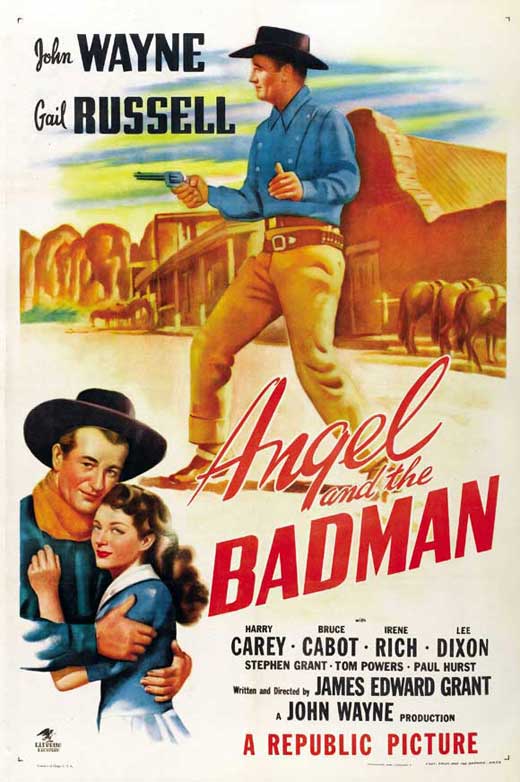 Angel And The Badman (1947) - John Wayne    Colorized Version
