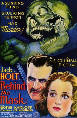 Behind The Mask (1932) - Boris Karloff  DVD