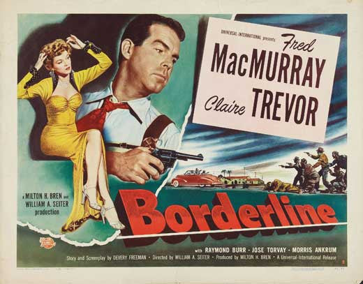 Borderline (1950) - Fred MacMurray  DVD  Colorized Version