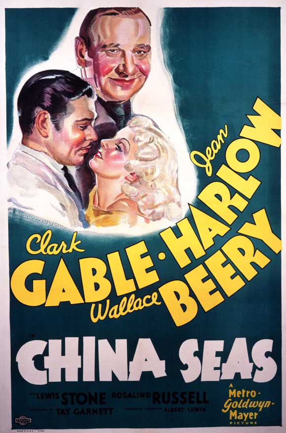 China Seas (1935) - Clark Gable    Colorized Version