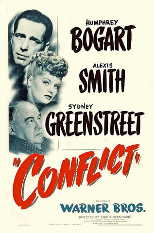 Conflict (1945) - Humphrey Bogart  Colorized Version DVD
