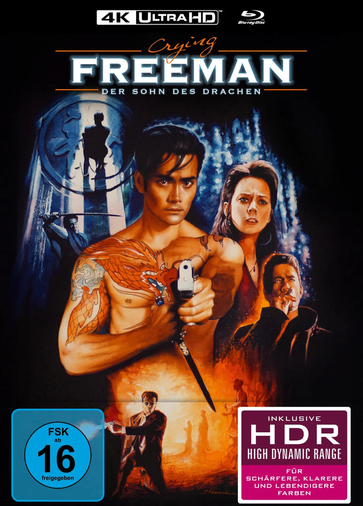 Crying Freeman (1995) - Mark Dacascos  4K UHD + Blu-ray Mediabook codefree
