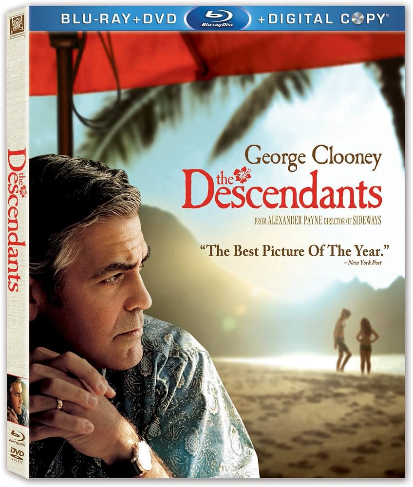 The Descendants (2011) - George Clooney  Blu-ray + DVD