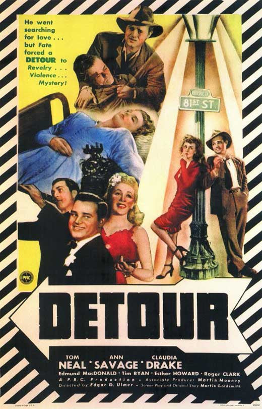 Detour (1945) - Edgar G. Ulmer   Colorized Version