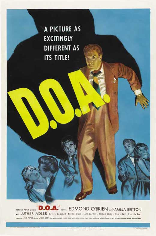 D.O.A. - Dead On Arrival (1950) - Edmond O´Brien   Colorized Version