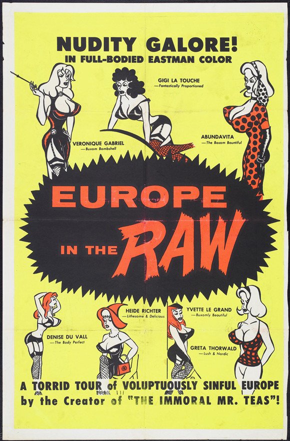 Europe In The Raw (1963) - Veronique Gabriel  DVD