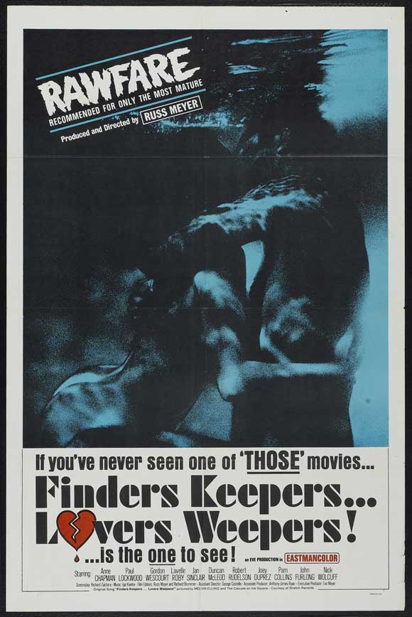 Finders Keepers, Lovers Weepers ! (1968) - Anne Chapman  DVD