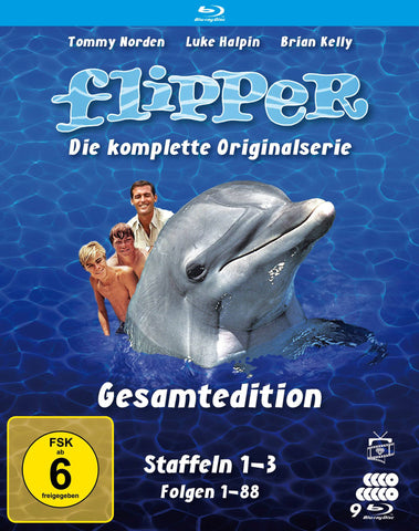 Flipper : The Complete Series (1964) - Luke Halpin ( 9 Blu-ray Box )