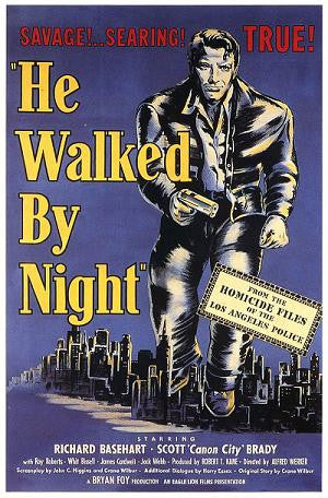 He Walked By Night (1948) - Richard Basehart  DVD  Colorized Version