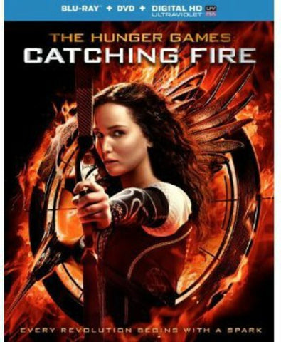 The Hunger Games: Catching Fire (2013) - Jennifer Lawrence  Blu-ray + DVD