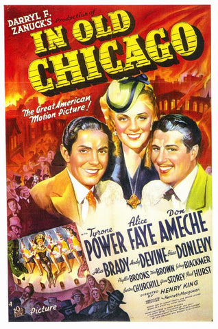 In Old Chicago (1937) - Tyrone Power  Colorized Version  DVD